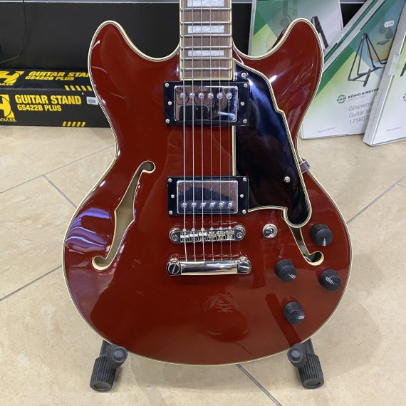 D'ANGELICO PREMIER MINI DC BURNT RED